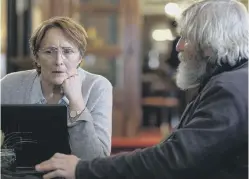  ??  ?? Emma Chambers (Fiona Shaw) and Julien Baptiste (Tcheky Karyo) .