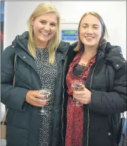  ?? (Photo:
Katie Glavin) ?? Ciara Molan and Lisa Feerick, enjoying the civic reception held for Fermoy Musical Society.