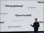  ?? ERIC RISBERG — THE ASSOCIATED PRESS ARCHIVES ?? Airbnb co-founder and CEO Brian Chesky saw his company’s stock climb from an opening $68 a share to $144.71 on the first day of trading.