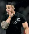  ??  ?? All Blacks star Sonny Bill Williams is calling on Santa to deliver some more car seats for his family this year.