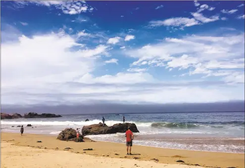  ?? KAREN D’SOUZA/STAFF ?? Parts of Big Sur may be difficult to reach, but the northern end, which includes Garrapata State Beach, is gloriously accessible and unpopulate­d.