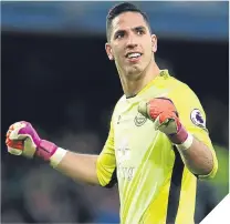  ??  ?? Everton keeper Joel Robles.