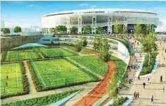  ??  ?? An artist’s impression of part of KL Sports City