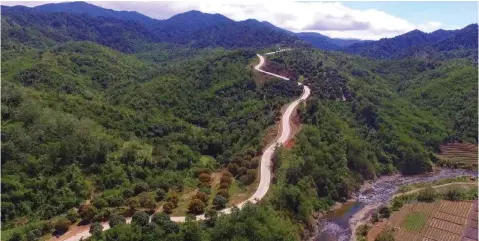  ?? ?? ACCESS.
Department of Public Works and Highways completed a total of 1,321 projects in Central Luzon under the 2021 Regular Infrastruc­ture Program. It includes the Access to Ditabuyan Falls in Nueva Ecija. (DPWH)