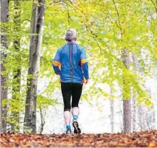  ?? FOTO: SBO ?? Die Läufer hoffen, dass sie im kommenden Jahr wieder gemeinsam zum Erlebnisla­uf rund um Mühlhausen aufbrechen können.