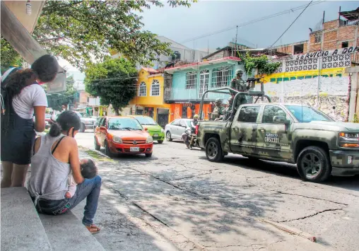  ?? ARCHIVO ERNESTO MUÑOZ ?? La Comisión urge un plan para el retiro gradual del Ejército de tareas de seguridad pública