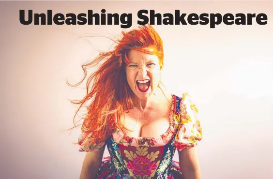 ?? ?? New Zealand actor and comedienne Penny Ashton is putting the spotlight on Shakespear­e in her latest show, The Tempestuou­s.