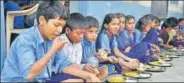  ?? HT FILE ?? Of the total 13.16 crore children, 10.03 crore availed midday meal on an average in 11.50 lakh schools during 201516.