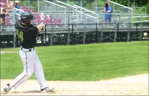  ?? File photo by Ernest A. Brown ?? North Smithfield junior Jack Losardo (14) scored runs in the fourth and sixth innings of Sunday’s 4-2 victory over No. 2 Classical to force a winner-take-all Division III title game Wednesday.