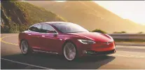  ?? TESLA ?? The Tesla Model S has upped its battery range rating in an EPA cycle from 629 kilometres to 647 kilometres.