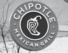  ?? Gene J. Puskar / Associated Press file photo ?? Chipotle’s new ads could help improve the chain’s reputation after multiple food poisoning outbreaks.
