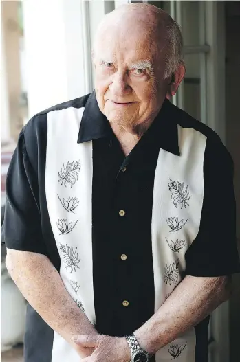  ??  ?? Ed Asner is still blowing audiences away at the age of 88, and stars in the hit one-man comedy A Man and His Prostate, written by Ed Weinberger, which is playing in New Westminste­r at the Anvil Centre Theatre on April 27 and 28.