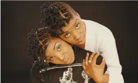  ?? Photograph: Tim Roney/Getty Images ?? Jacqui and Pauline Cuff, when they were lead singers of SOHO, circa 1990.