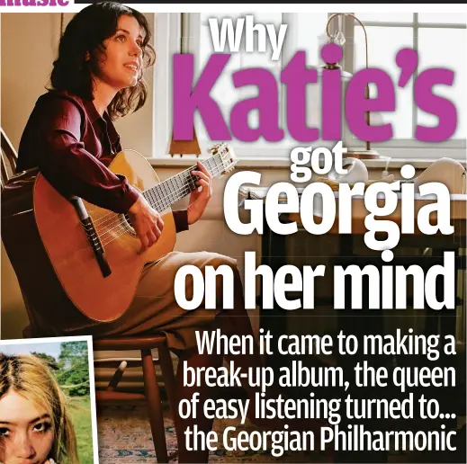  ??  ?? Surprising­ly adventurou­s: Katie Melua has left easy listening behind. Left, Beabadoobe­e