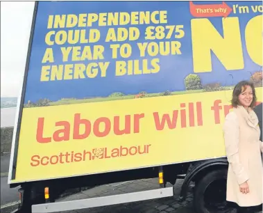  ?? Picture: David Martin. ?? Shadow Energy Secretary Caroline Flint, right, in Dundee with Jenny Marra MSP and Jim McGovern MP.