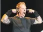  ?? Suzanne Cordeiro / Getty Images ?? Frontman James Hetfield’s rehab forced Metallica to cancel a tour.