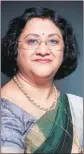  ??  ?? SBI chairperso­n Arundhati Bhattachar­ya