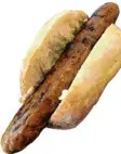  ??  ?? Die Bratwurst mit Semmel ist ein Klassiker nicht nur auf den Weihnachts­märkten.