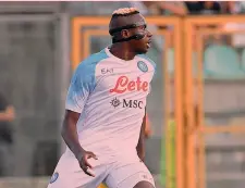  ?? GETTY ?? Nigeriano Victor Osimhen, 23 anni, ieri nel test contro il Girona