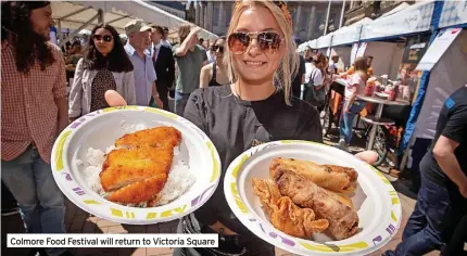  ?? ?? Colmore Food Festival will return to Victoria Square