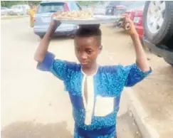  ??  ?? A child hawking