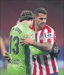  ?? FOTO: GETTY ?? Vitolo, autor del gol del Atlético ante el Valladolid