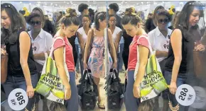  ?? [ Bloomberg ] ?? Shopping in New York: Der Konsum befeuert den Konjunktur­motor.