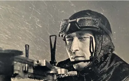  ??  ?? Vintage: torpedo gunner Victor Cherokov, of the Baltic fleet, 1936, by Yakov Khalip