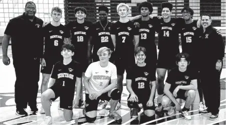  ?? Photo Courtesy American Heritage Volleyball ?? The American Heritage-Plantation boys' volleyball team most recently defeated Don Soffer Aventura.