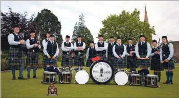  ??  ?? Glen Mor pipe band won a number of major competitio­ns during the last 12 years.