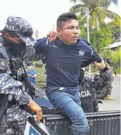  ?? ?? La Policía señaló ayer a Geovanny Chigüila como cabecilla de pandillas de Santa Ana.