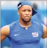  ?? Noah K. Murray / Associated Press ?? Giants running back Saquon Barkley is one of many star players who could be a candidate for NFL Comeback Player of the Year.