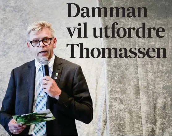  ?? FOTO: JACOB BUCHARD ?? Fylkesordf­ører Terje Damman ønsker å fortsette som fylkesordf­ører i Agder for Høyre. Men partiets nominasjon­skomité satser heller på avtroppend­e Lillesands-ordfører Arne Thomassen (bildet til høyre) som en bedre kandidat.