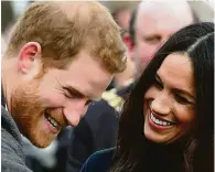  ?? Reprodução ?? Príncipe Harry e a Meghan Markle: na BandNews a cobertura do casamento começa nesta quarta-feira (16)