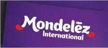  ??  ?? THE LOGO of Mondelez Internatio­nal is pictured at the company’s building in Zurich Nov. 14, 2012.