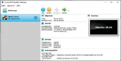  ??  ?? Virtualisi­erung mit Virtualbox: Die kostenlose Software lässt kaum Wünsche offen und ist teilweise einfacher zu konfigurie­ren und zu bedienen als Hyper-v.