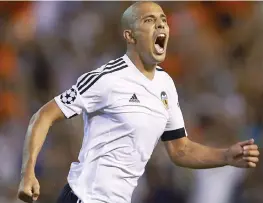  ?? GETTY IMAGES ?? Sofiane Feghouli, 25 anni, algerino del Valencia