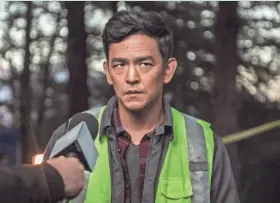  ?? ELIZABETH KITCHENS/CTMG INC. ?? John Cho plays a dad who seeks his missing daughter by tapping her social media in “Searching.”