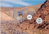  ?? AFP ?? The road to Mount Amulsar, near the village of Gndevaz. Armenian villagers are demonstrat­ing against the constructi­on of a multinatio­nal mining company in the region.