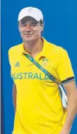  ??  ?? Australian head swimming coach Jacco Verhaeren.