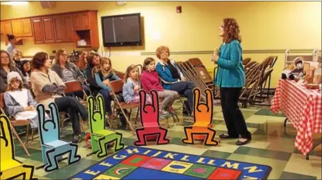  ?? LISA MITCHELL — DIGITAL FIRST MEDIA ?? Kutztown Community Library celebrated author Laura Ingalls Wilder’s 150th birthday with a program “Beyond Little House” presented by author Annette Whipple on Feb. 18.