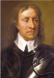  ??  ?? Oliver Cromwell (above) recommende­d Ralegh’s writings to his son, Richard, who briefly served as lord protector