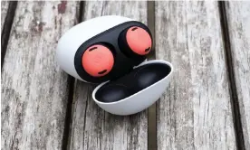  ?? Photograph: Samuel Gibbs/The GuarThe ?? Google Pixel Buds Pro come in a range of colours.