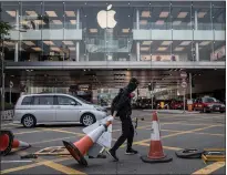  ?? GETTY IMAGES ARCHIVES ?? The Chinese state-run People’s Daily news outlet Wednesday called Apple an “accomplice” of the demonstrat­ors because it has allowed an app called HKmap. live to be available at its App Store.