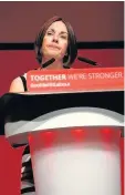  ??  ?? Kezia Dugdale Addresses the recent Scottish Labour conference which was held in Perth