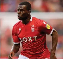  ?? ?? Full-back Jordi Osei-tutu has been sidelined since August with a hamstring problem and has been receiving treatment with his parent club Arsenal. But he is set to return to Nottingham Forest, where he is on loan, on Monday.