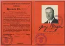  ??  ?? Georg Berger’s Nazi party card from 1936 Photograph: Handelsbla­tt