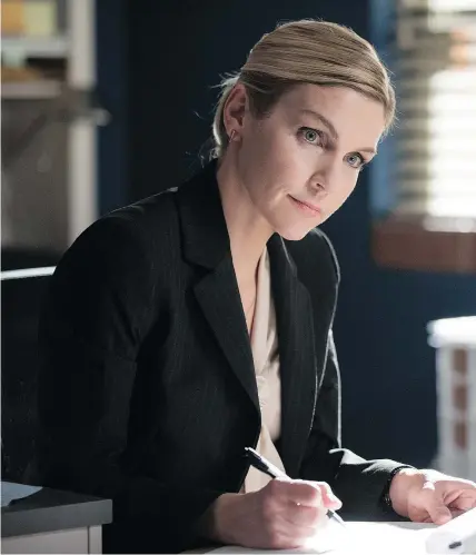  ?? AMC ?? Rhea Seehorn portrays Kim Wexler in Better Call Saul. The third season premieres Monday.