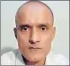  ??  ?? Kulbhushan Jadhav.