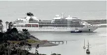  ?? MARTIN DE RUYTER/STUFF ?? The Seabourn Odyssey is the first of seven cruise ships expected to visit Nelson this summer.